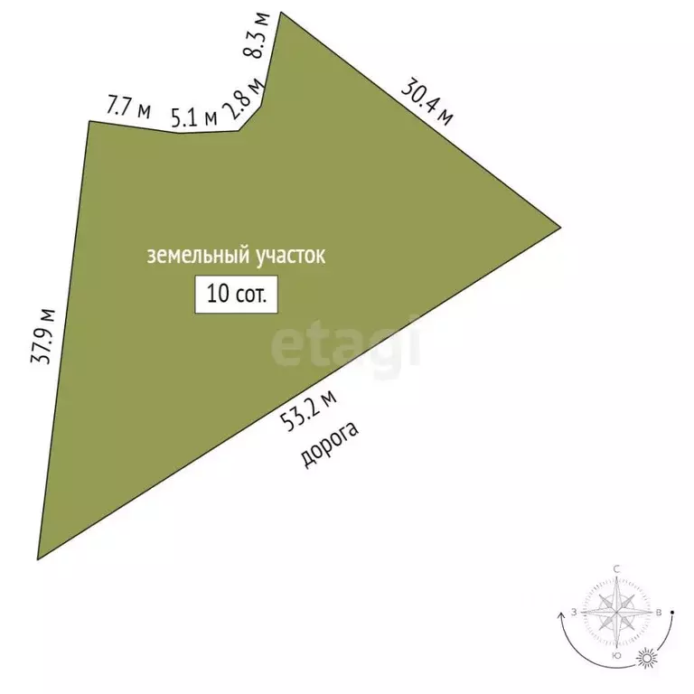 Участок в Крым, Ялта муниципальный округ, Виноградное пгт  (10.0 сот.) - Фото 2