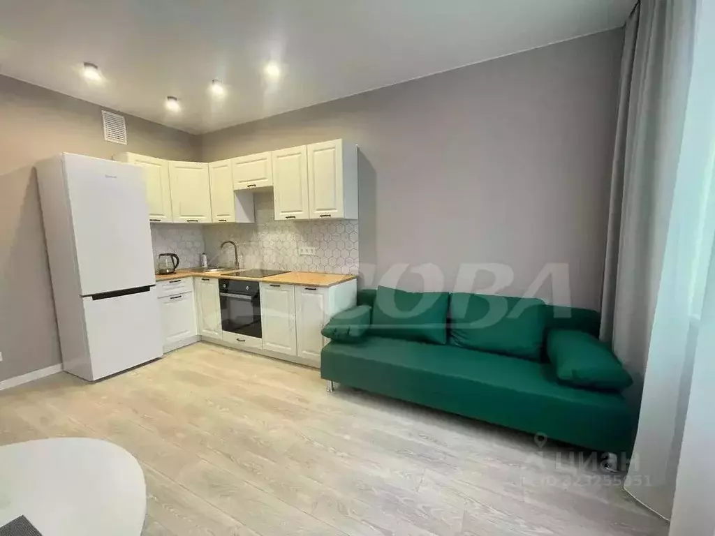 1-к кв. Тюменская область, Тюмень ул. Эльвиры Федоровой, 1с1 (38.0 м) - Фото 2