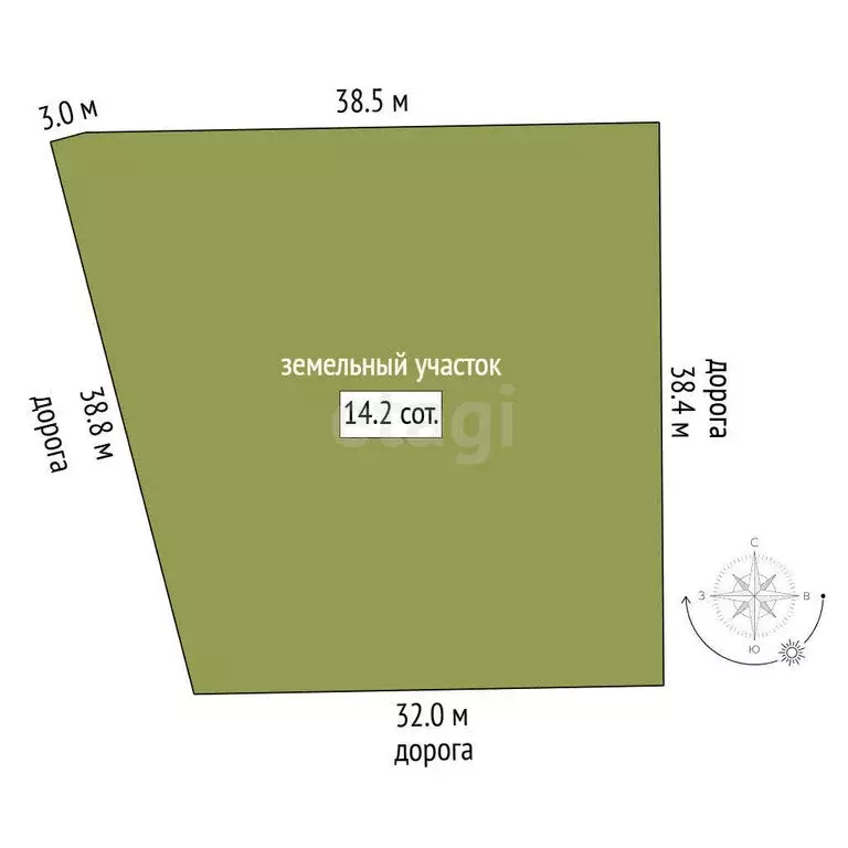 Участок в Тобольск, микрорайон Усадьба (14 м) - Фото 1