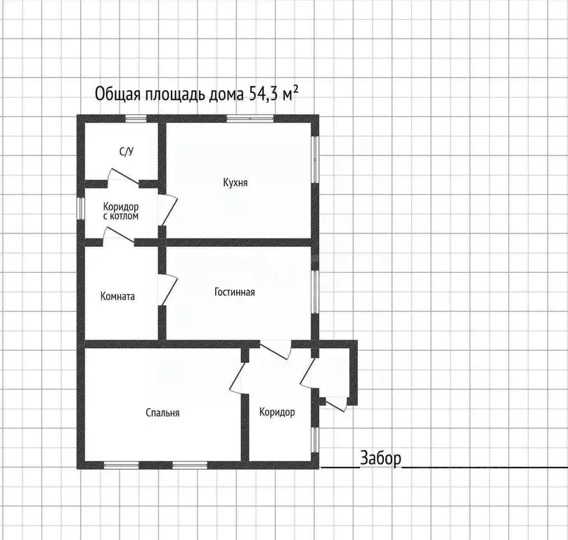 Дом в Адыгея, Майкоп ул. Пржевальского (54 м) - Фото 2