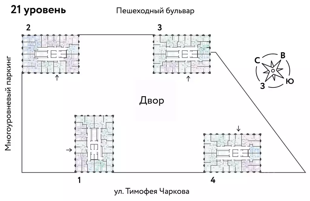 1-к кв. Тюменская область, Тюмень ул. Тимофея Чаркова, 93 (40.1 м) - Фото 1