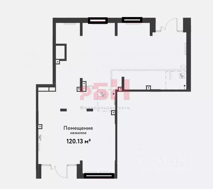 Торговая площадь в Тюменская область, Тюмень Интернациональная ул., ... - Фото 2