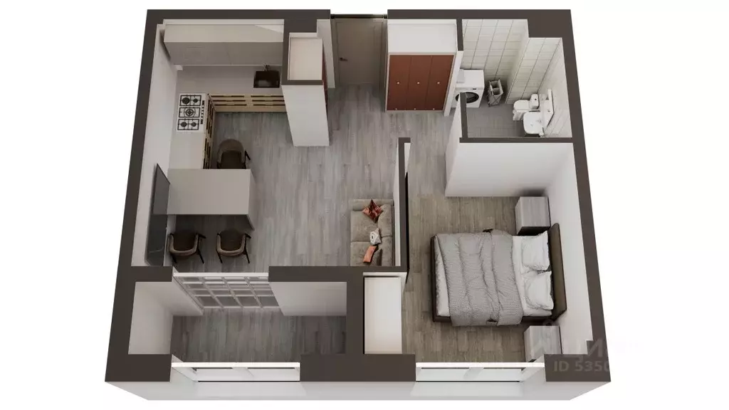 1-к кв. Сахалинская область, Анивский городской округ, с. Новотроицкое ... - Фото 1