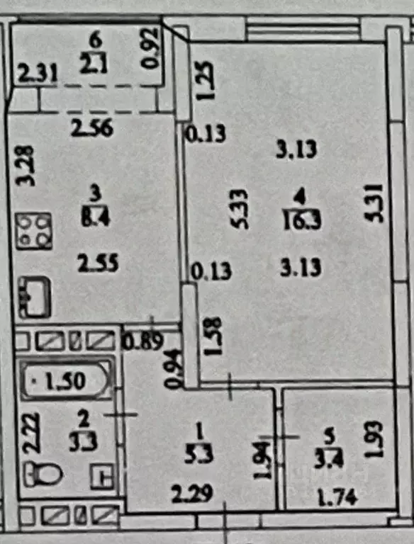 1-к кв. Башкортостан, Уфа Коммунистическая ул., 98/1 (38.8 м) - Фото 1