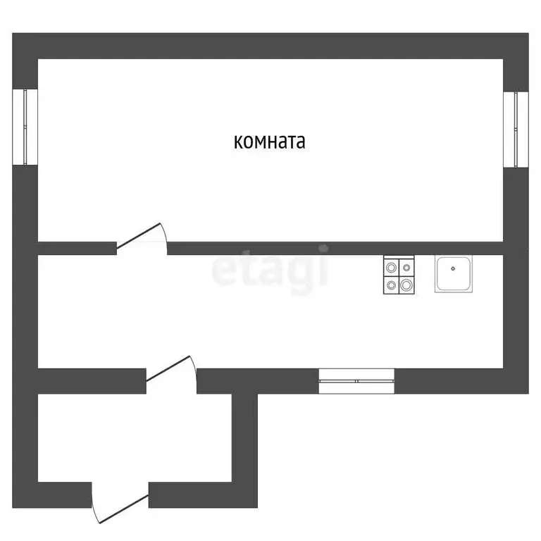 Дом в Тюменская область, Ишимский муниципальный округ, СТ Аграрник (25 ... - Фото 1