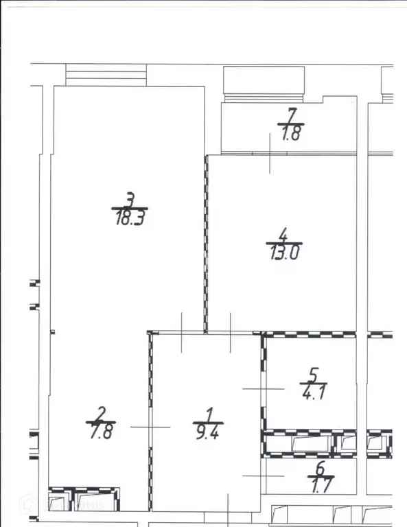 Продаётся 2-к квартира, 56 м - Фото 1