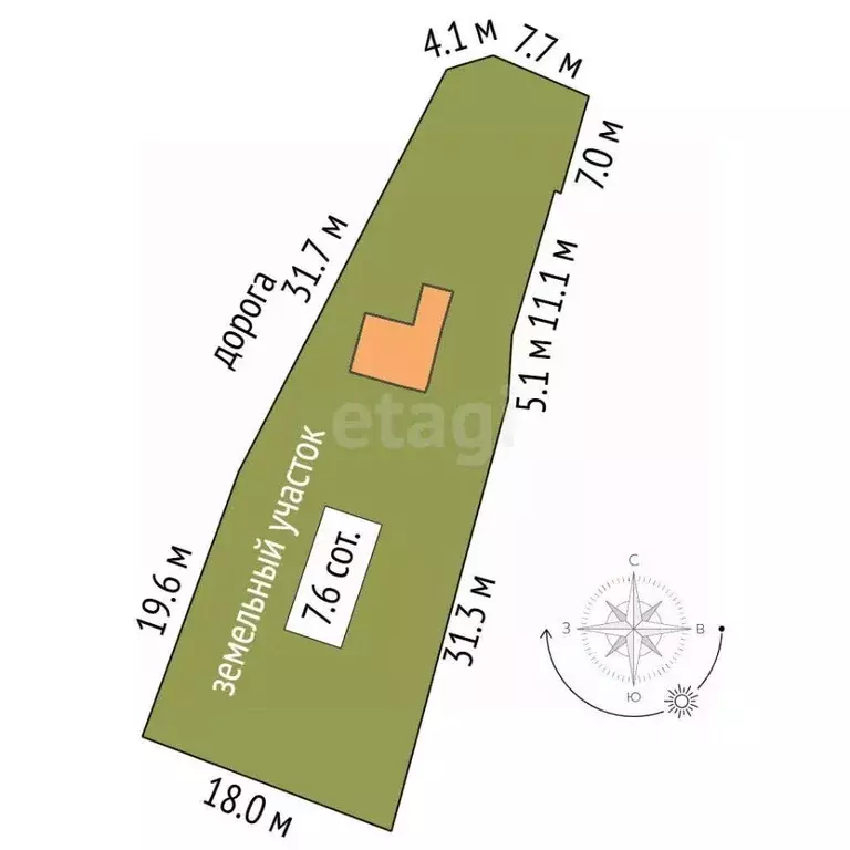 Участок в Севастополь Строитель садовое товарищество, ул. Айвовая, 10 ... - Фото 2