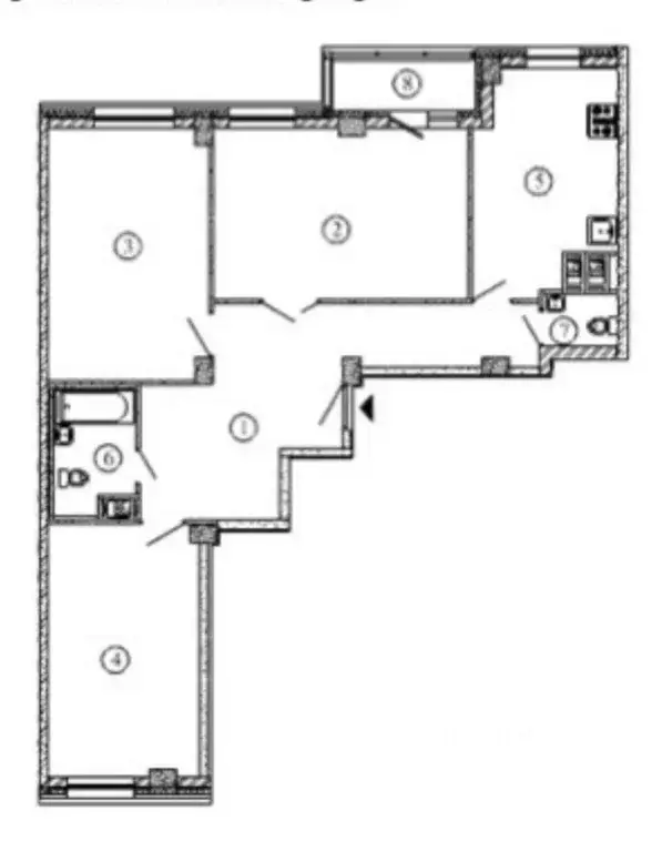 3-к кв. Санкт-Петербург просп. Королева, 63к1 (103.0 м) - Фото 1