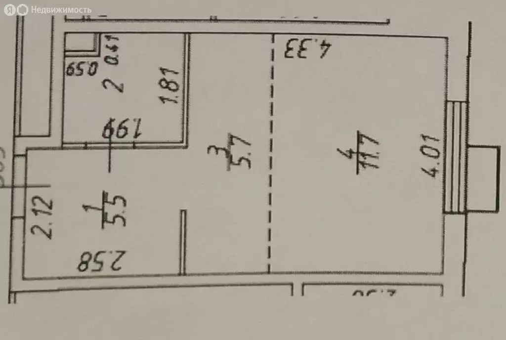 Квартира-студия: Развилка, 52к1 (26.3 м) - Фото 1