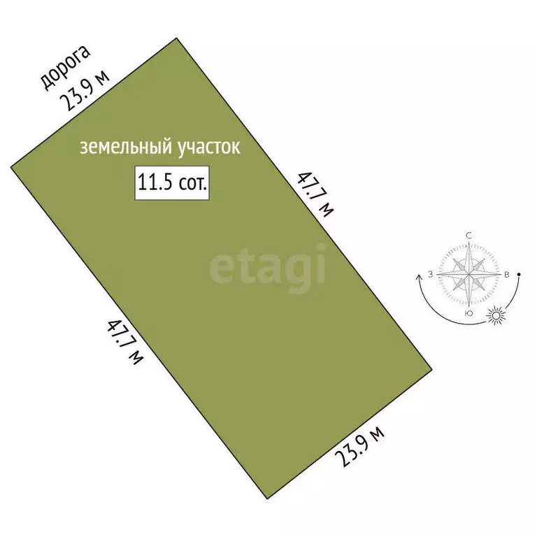 Участок в Заинск, улица Мишина (12 м) - Фото 0