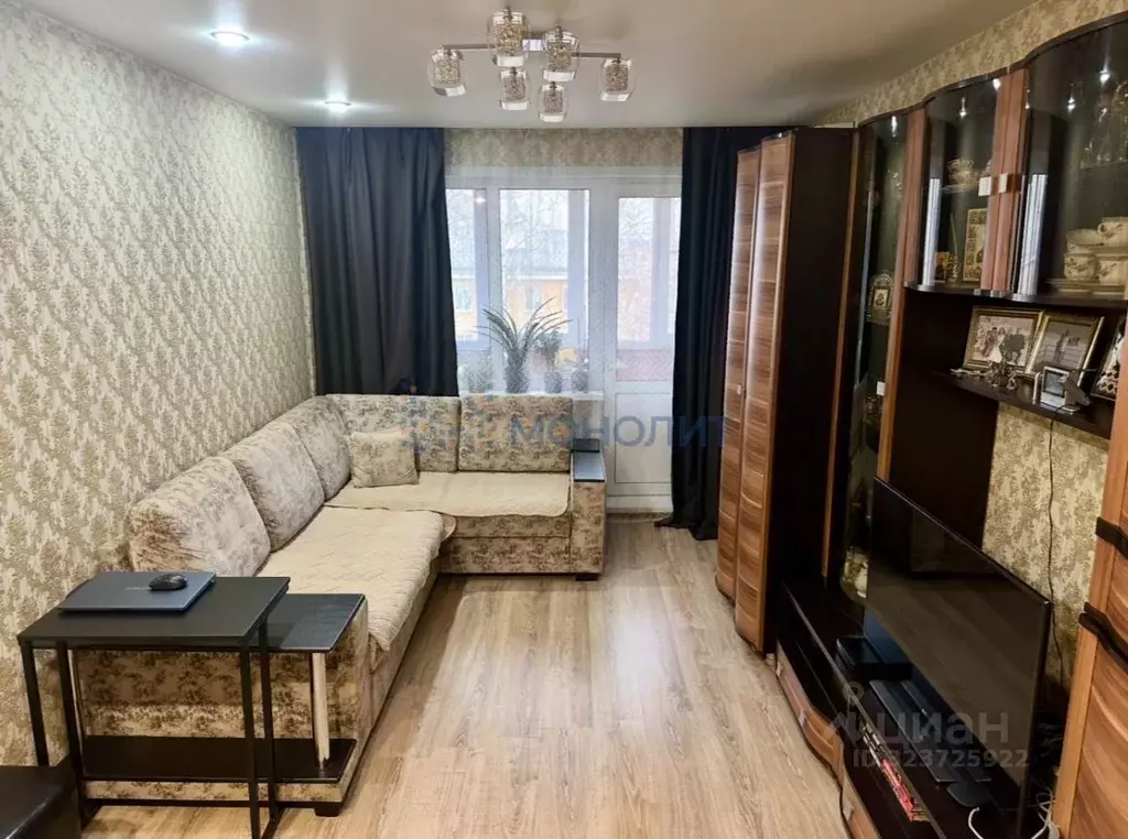 2-к кв. Нижегородская область, Нижний Новгород Ракетная ул., 2А (41.4 ... - Фото 1