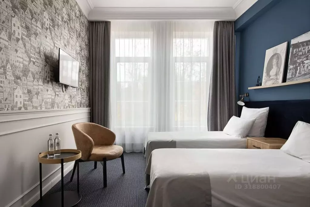 Комната Калининградская область, Зеленоградск Московская ул., 50 (20.0 ... - Фото 1