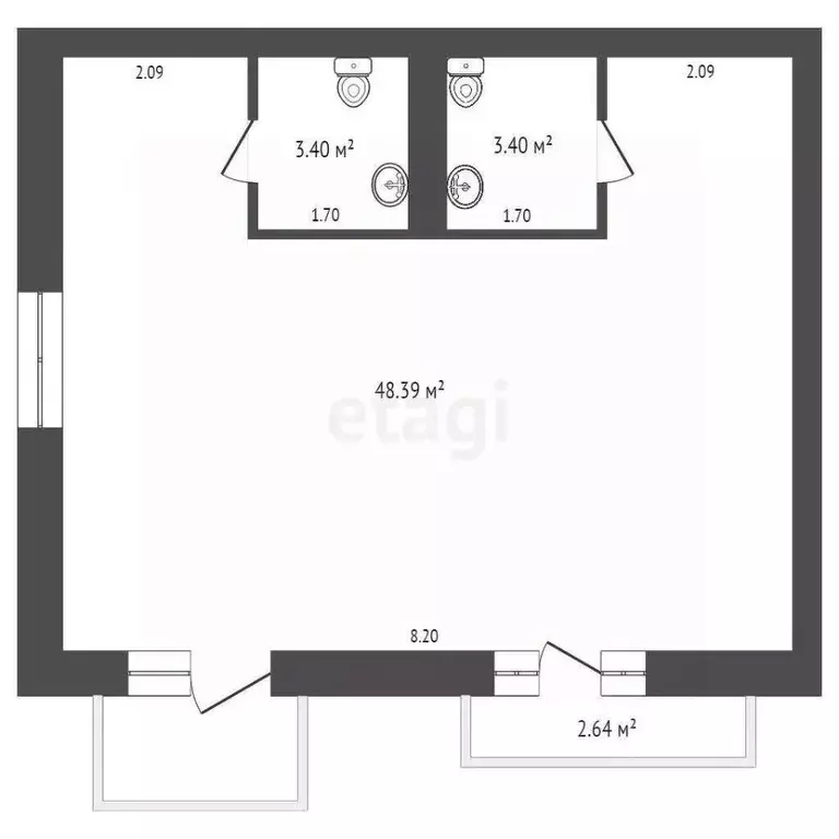 Офис в Ростовская область, Аксайский район, Щепкинское с/пос, пос. ... - Фото 2