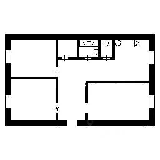 3-к кв. Тюменская область, Тюмень ул. Станционная, 18А (62.0 м) - Фото 1