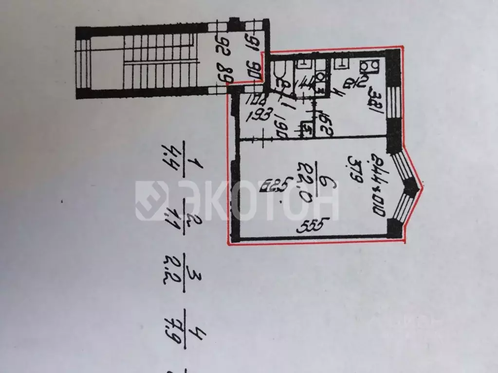 1-к кв. Санкт-Петербург Железноводская ул., 54 (38.0 м) - Фото 1