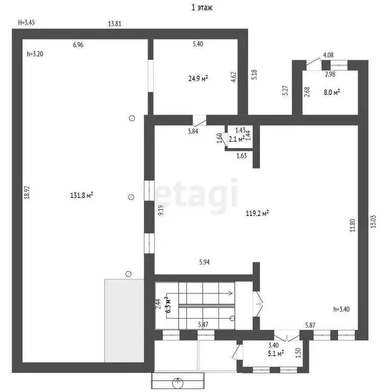 Помещение свободного назначения (741 м) - Фото 1