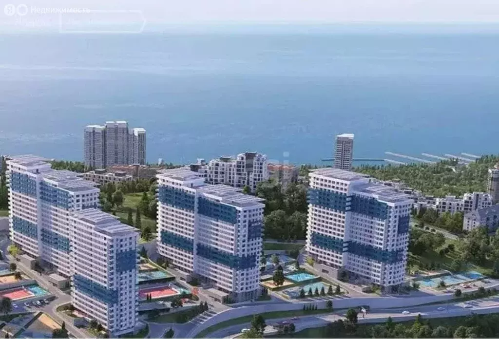 Квартира-студия: Сочи, жилой комплекс Кислород, 15 (18 м) - Фото 1
