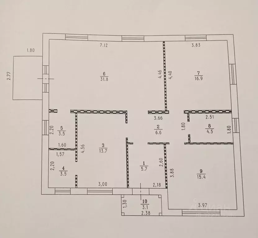 Дом в Омская область, Омский район, пос. Магистральный  (105 м) - Фото 2