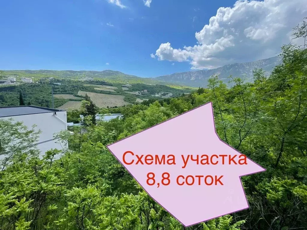 Участок в Крым, Ялта  (8.8 сот.) - Фото 1