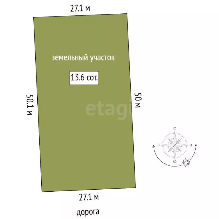 Участок в Тюменская область, Тюменский муниципальный округ, Боровский ... - Фото 2