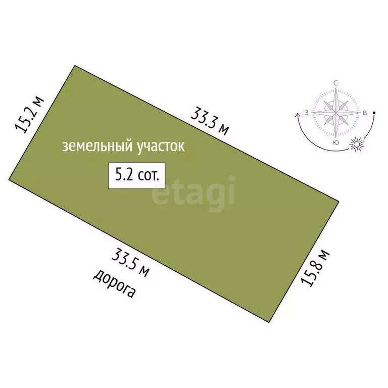 Участок в Борки, улица Текутьева (5.2 м) - Фото 0