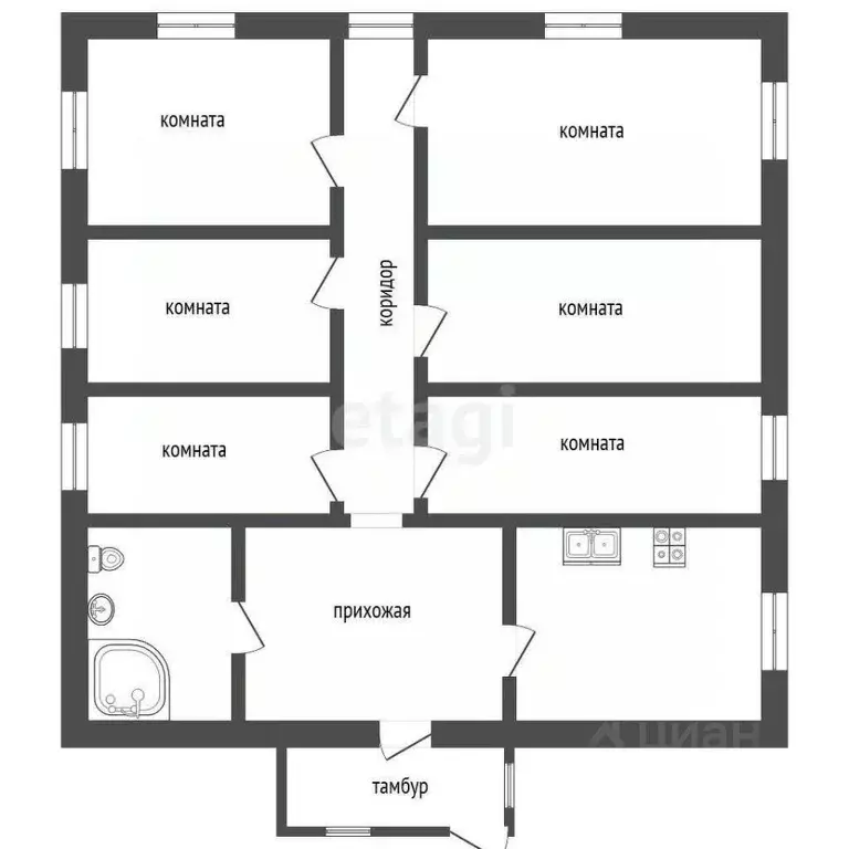 Дом в Ростовская область, Таганрог пос. Вечность, ул. Большая Лиманная ... - Фото 2