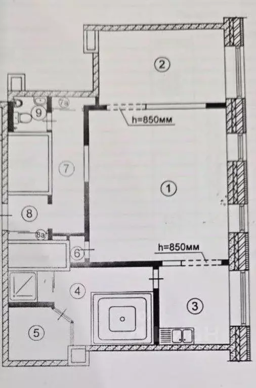 2-к кв. Москва ул. Маршала Соколовского, 10К1 (69.8 м) - Фото 2