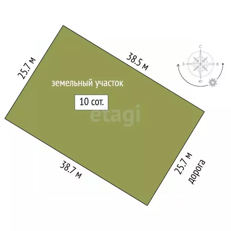 Участок в Тюменская область, Тюменский муниципальный округ, д. ... - Фото 2