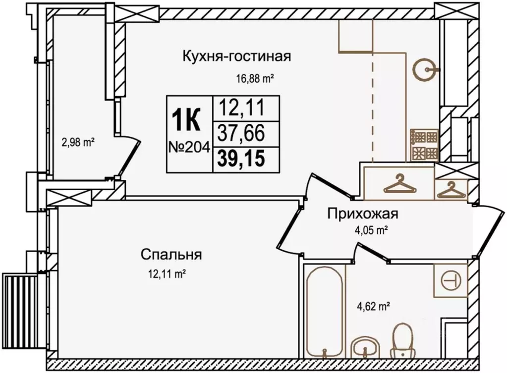 1-к кв. Нижегородская область, Нижний Новгород ул. Красных Зорь, 23Д ... - Фото 0