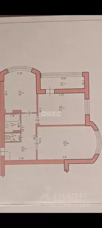 2-к кв. Краснодарский край, Горячий Ключ ул. Ленина, 194 (75.8 м) - Фото 2