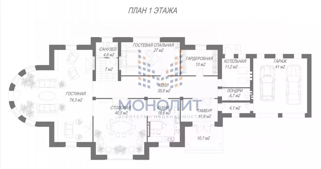 Коттедж в Москва Идиллия ДНП, 53 (758 м) - Фото 2