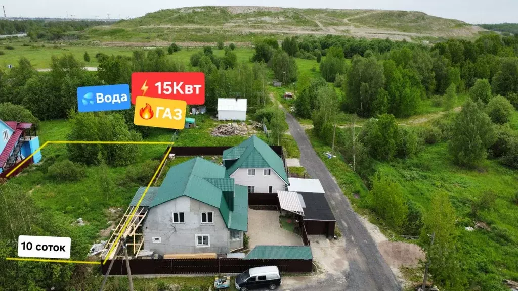 Участок в Ленинградская область, Ломоносовский район, Виллозское ... - Фото 1