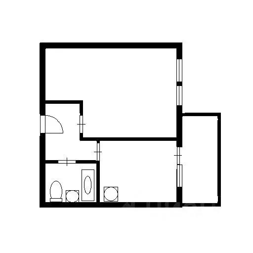 1-к кв. Новосибирская область, Новосибирск Северо-Чемской жилмассив, ... - Фото 2