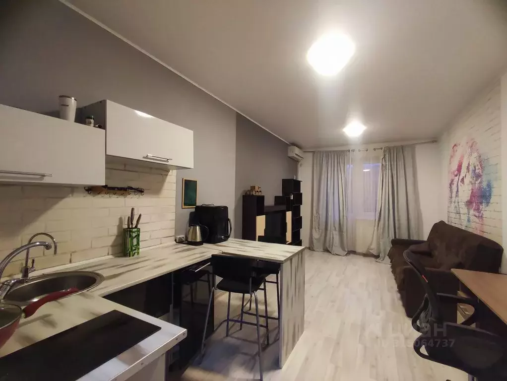 1-к кв. Краснодарский край, Краснодар Музыкальный мкр, ул. Имени ... - Фото 1