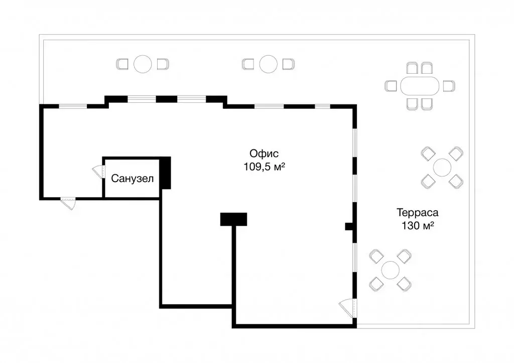 Офис (109.5 м) - Фото 2