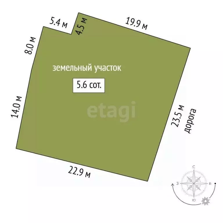 Участок в Тюменская область, Тюменский муниципальный округ, пос. ... - Фото 1