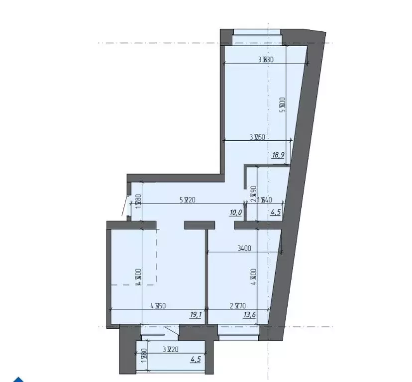 Продаётся 2-к квартира, 66 м - Фото 0