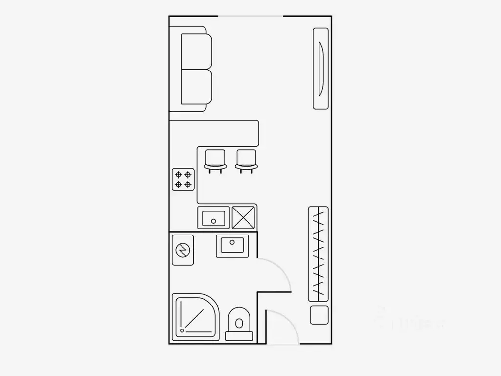 Студия Москва ул. Василисы Кожиной, 13 (33.0 м) - Фото 2
