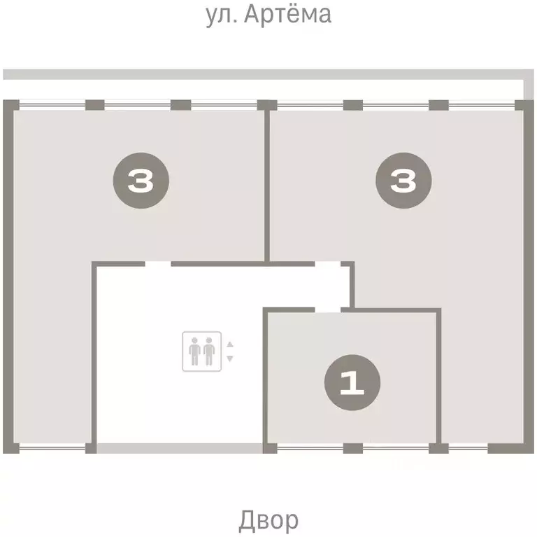 2-к кв. Ханты-Мансийский АО, Сургут 1-й мкр, Нефть жилой комплекс ... - Фото 1