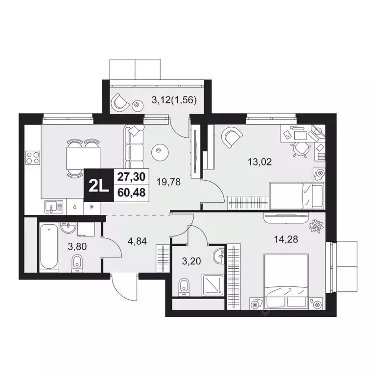 3-к кв. Пензенская область, Пенза Тепличный мкр, Прованс жилой ... - Фото 1