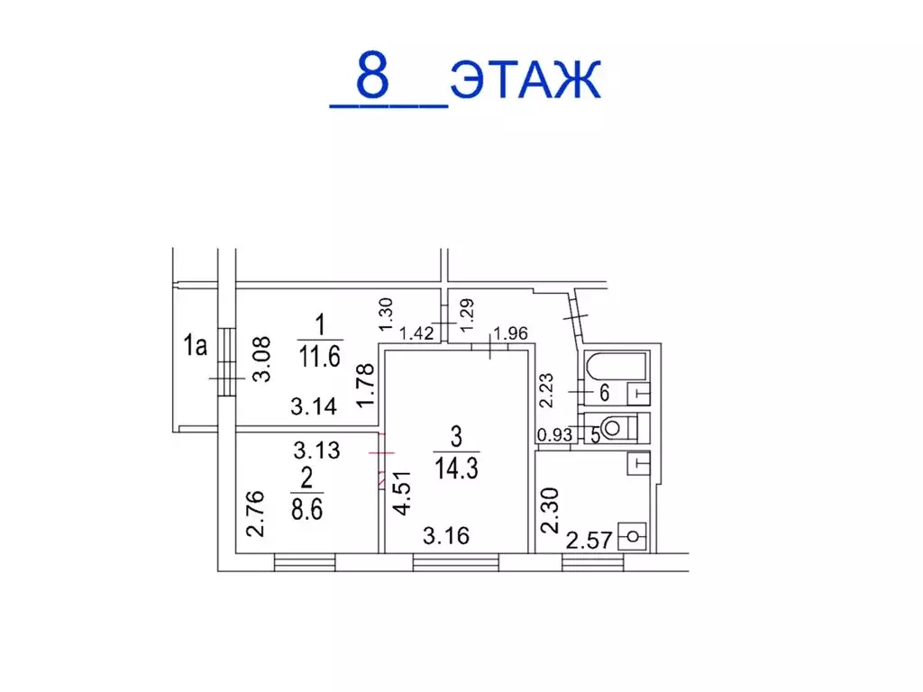 3-комнатная квартира: Москва, улица Лавочкина, 6к2 (50 м) - Фото 1
