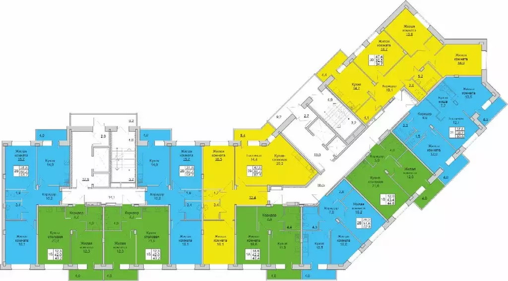 Продаётся 1-к квартира, 43.2 м - Фото 0
