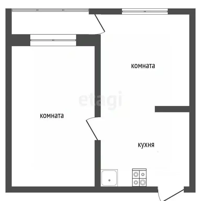 Комната Вологодская область, Вологда Полевая ул., 17 (22.0 м) - Фото 2