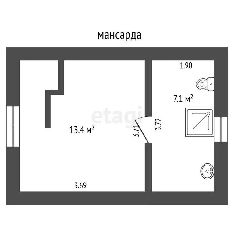 Дом в Ближнее, Озёрный переулок, 15 (43.1 м) - Фото 1