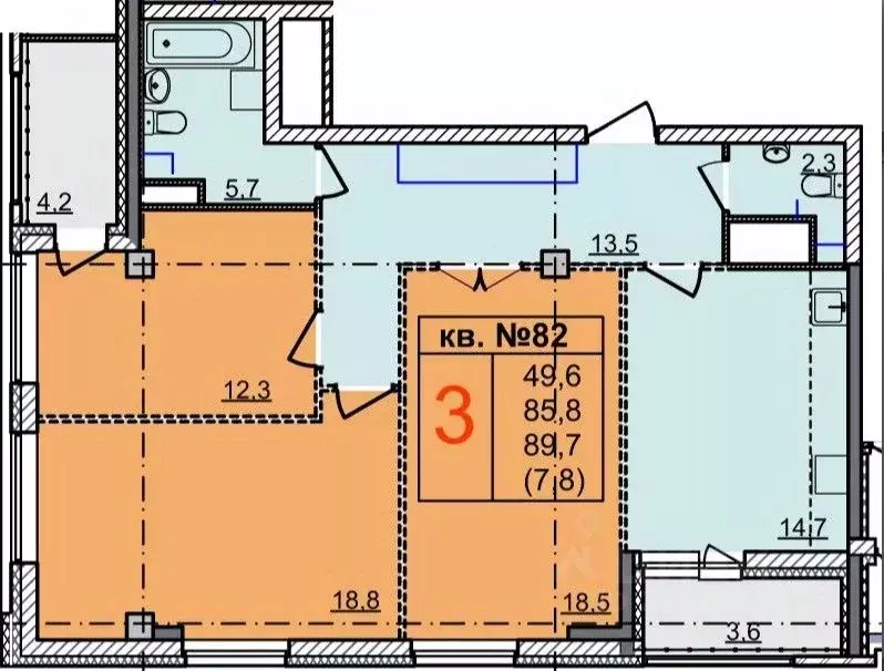 3-к кв. Нижегородская область, Нижний Новгород Артельная ул., 15к1 ... - Фото 0