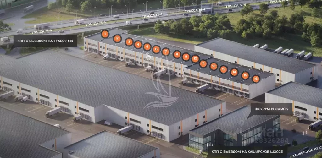 Склад в Московская область, Домодедово Центральный мкр, ул. ... - Фото 2