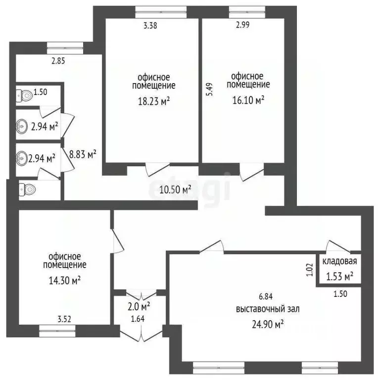 Помещение свободного назначения в Крым, Симферополь ул. Самокиша (112 ... - Фото 2