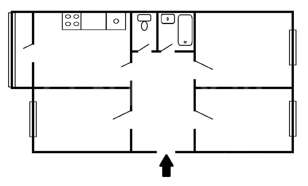 3-к кв. Москва Бескудниковский бул., 56к1 (78.4 м) - Фото 2
