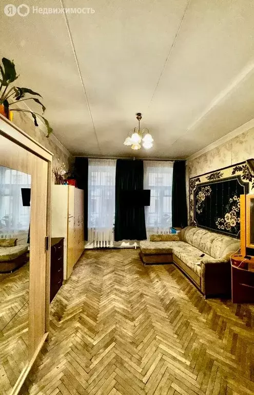 1к в 4-комнатной квартире (22.1 м) - Фото 1