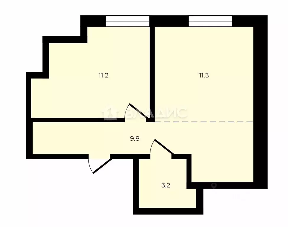 1-к кв. Башкортостан, Уфа ул. Пархоменко, 123 (35.5 м) - Фото 1